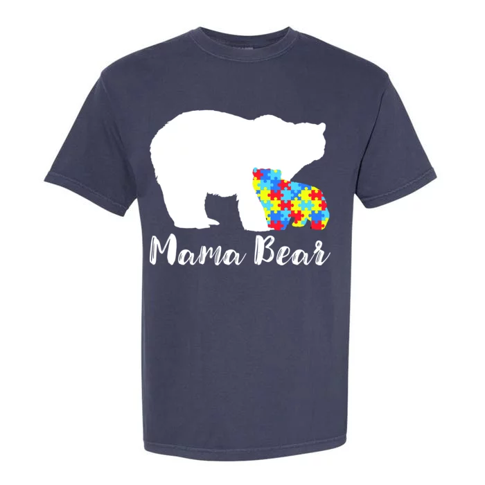 Autism Mama Bear Garment-Dyed Heavyweight T-Shirt