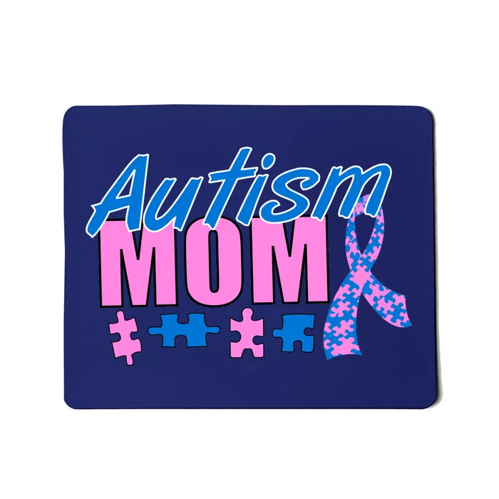 Autism Mom Awareness Ribbon Mousepad