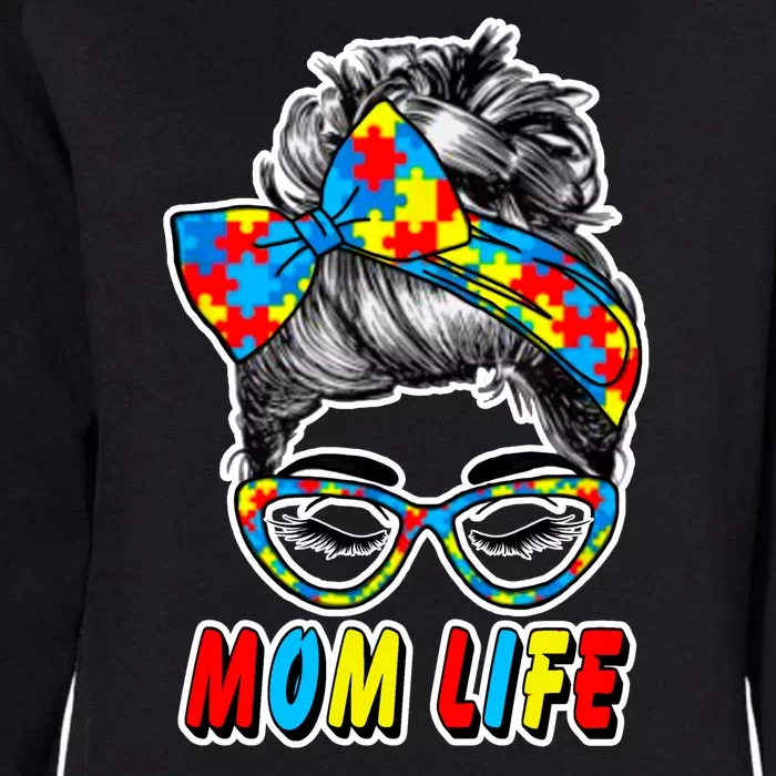 Autism Mom Life Womens California Wash Sweatshirt