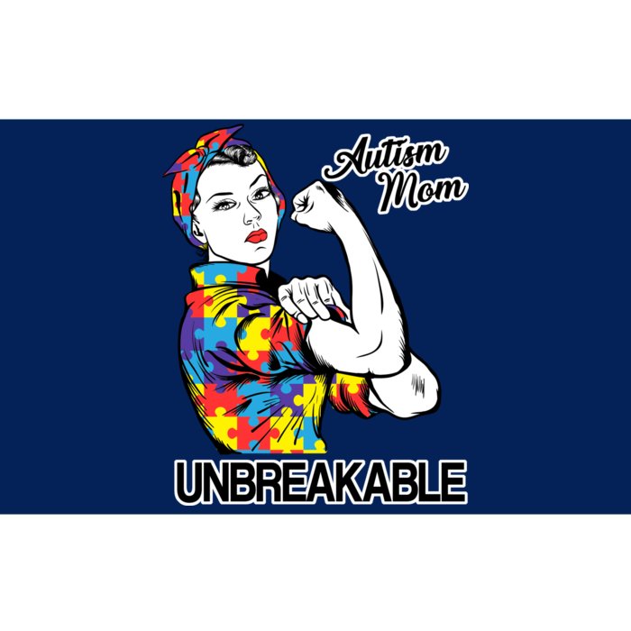 Autism Mom Unbreakable Bumper Sticker