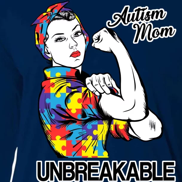 Autism Mom Unbreakable Cooling Performance Long Sleeve Crew