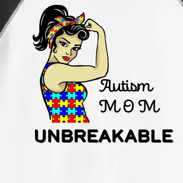 Autism Mom Unbreakable Puzzle Pieces Toddler Fine Jersey T-Shirt