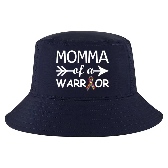 Autism Momma of a Warrior Cool Comfort Performance Bucket Hat