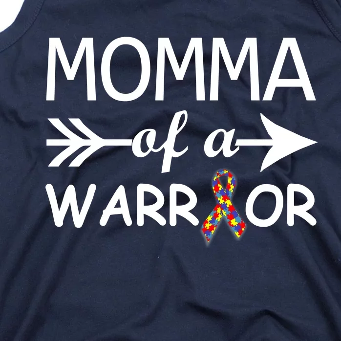 Autism Momma of a Warrior Tank Top