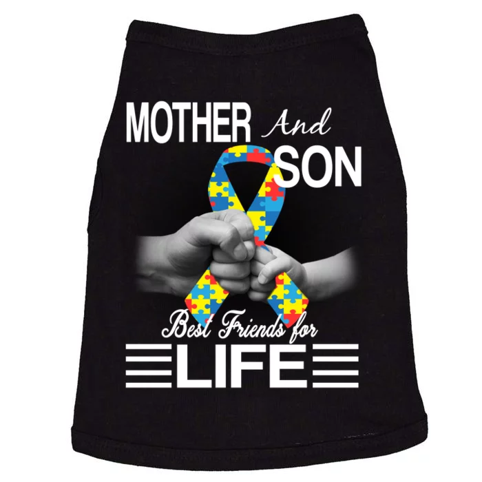 Autism Mother And Son Best Friends For Life Doggie Tank