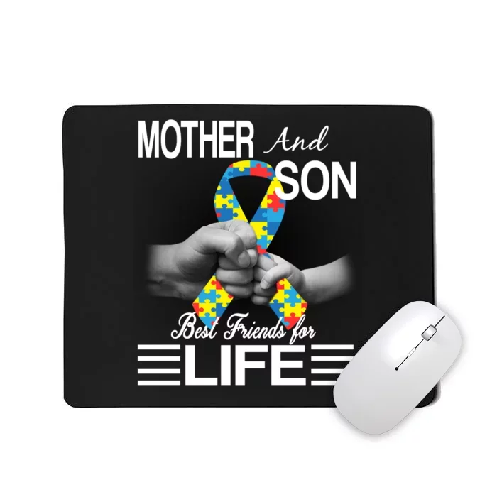 Autism Mother And Son Best Friends For Life Mousepad