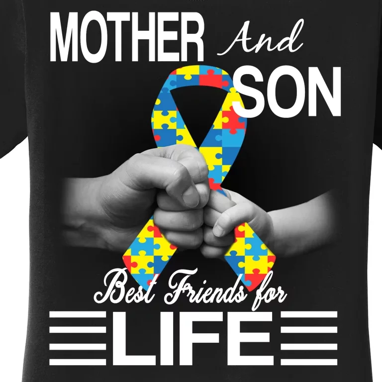 Autism Mother And Son Best Friends For Life Women's T-Shirt