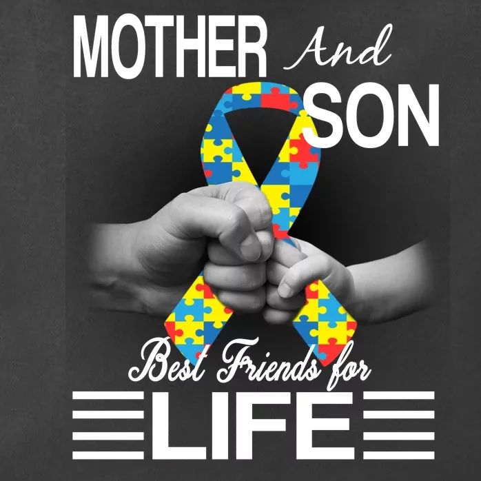 Autism Mother And Son Best Friends For Life Zip Tote Bag