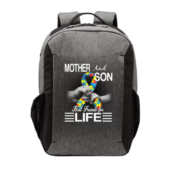 Autism Mother And Son Best Friends For Life Vector Backpack