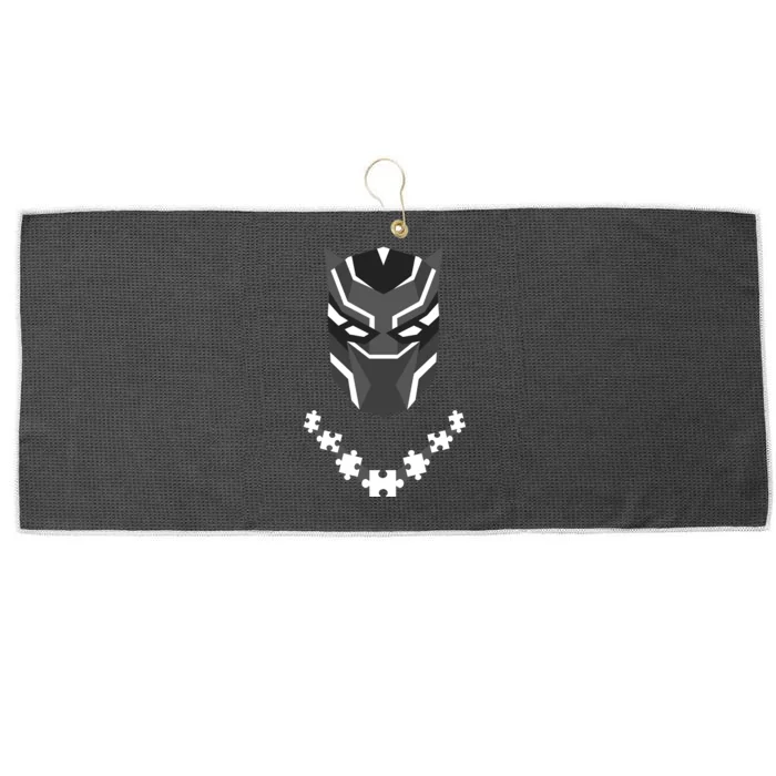 Autism Panther Large Microfiber Waffle Golf Towel