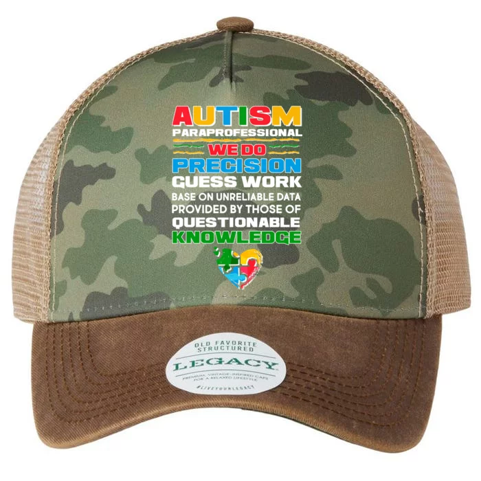 Autism Paraprofessional Legacy Tie Dye Trucker Hat