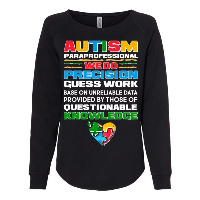 Autism Paraprofessional Womens California Wash Sweatshirt