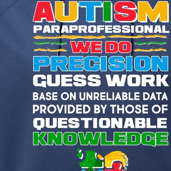 Autism Paraprofessional Performance Fleece Hoodie