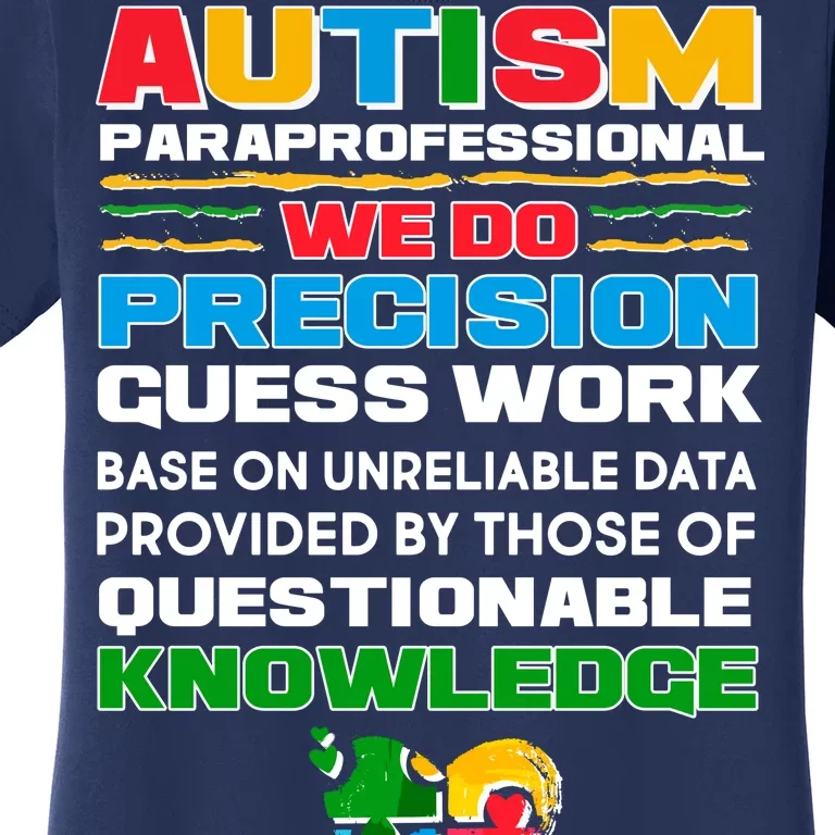 Autism Paraprofessional Women's T-Shirt