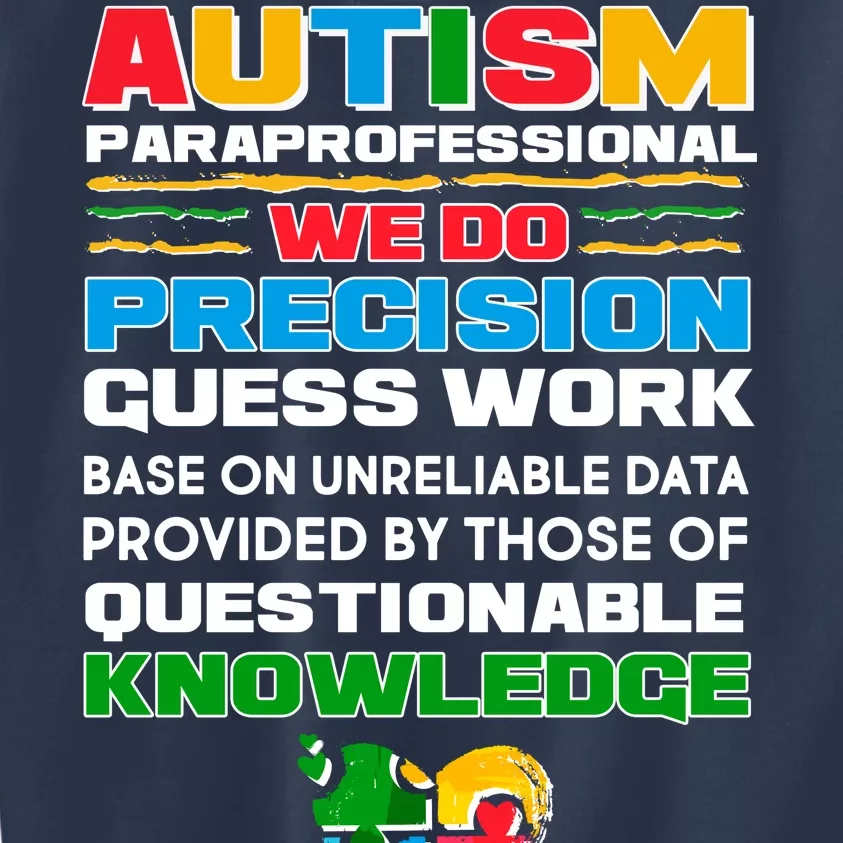 Autism Paraprofessional Kids Sweatshirt