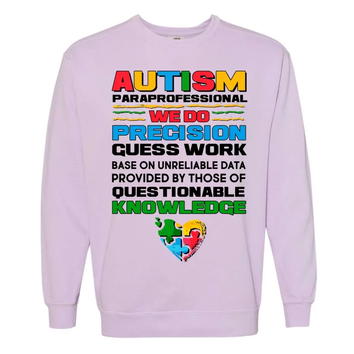 Autism Paraprofessional Garment-Dyed Sweatshirt