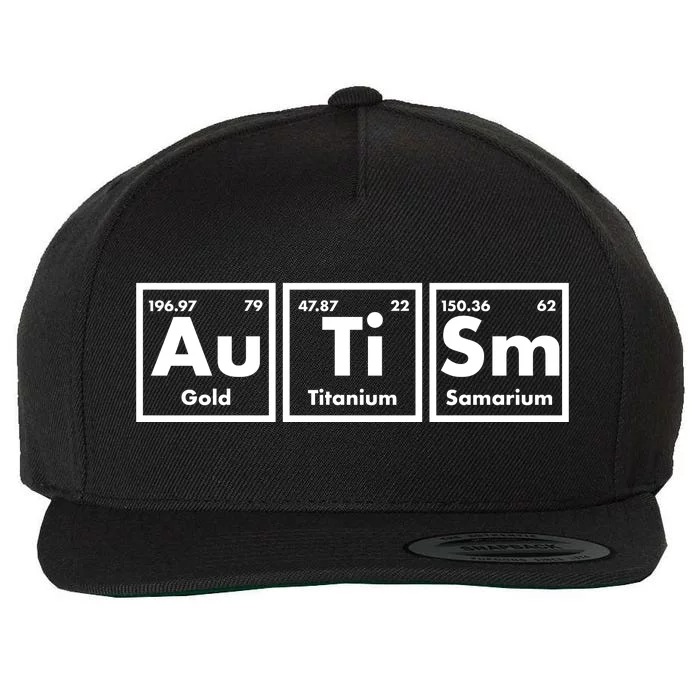 Autism Periodic Table Elements Wool Snapback Cap