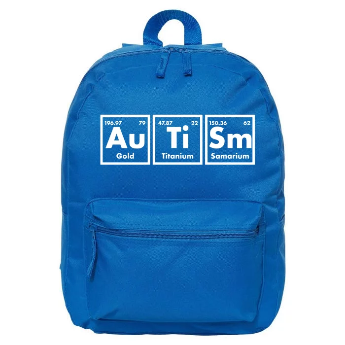 Autism Periodic Table Elements 16 in Basic Backpack