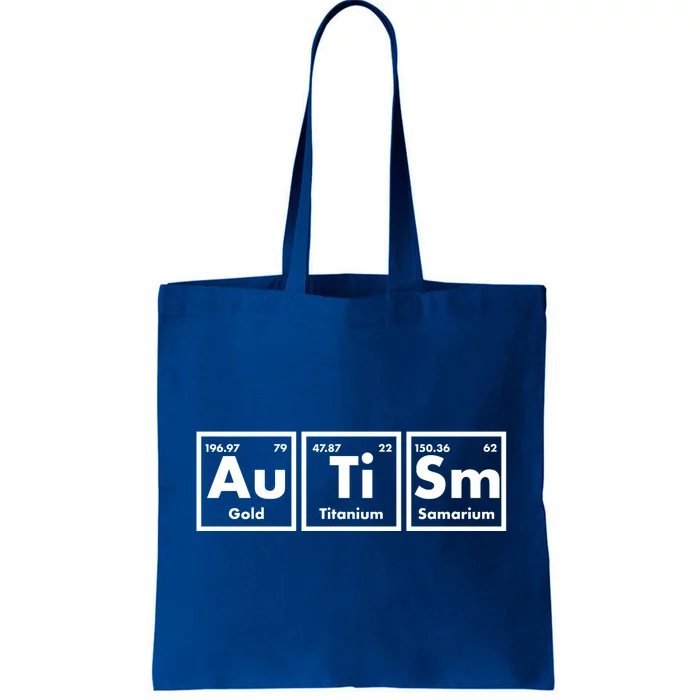 Autism Periodic Table Elements Tote Bag