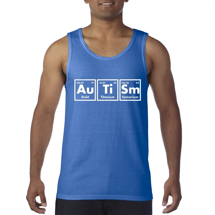 Autism Periodic Table Elements Tank Top