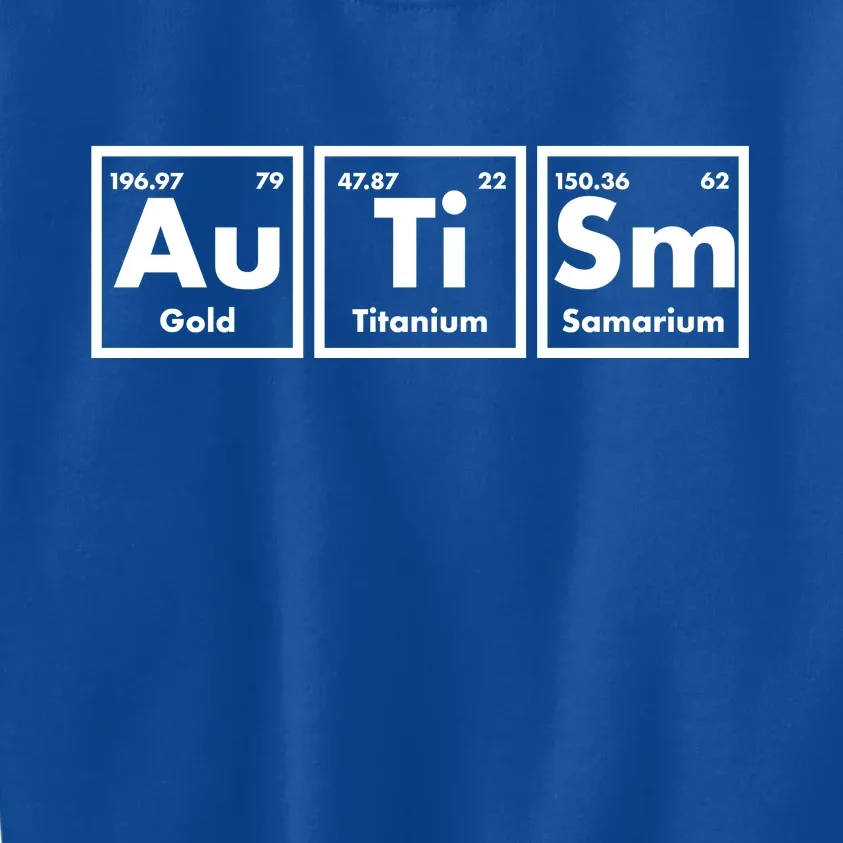 Autism Periodic Table Elements Kids Sweatshirt