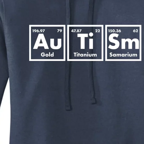 Autism Periodic Table Elements Women's Pullover Hoodie