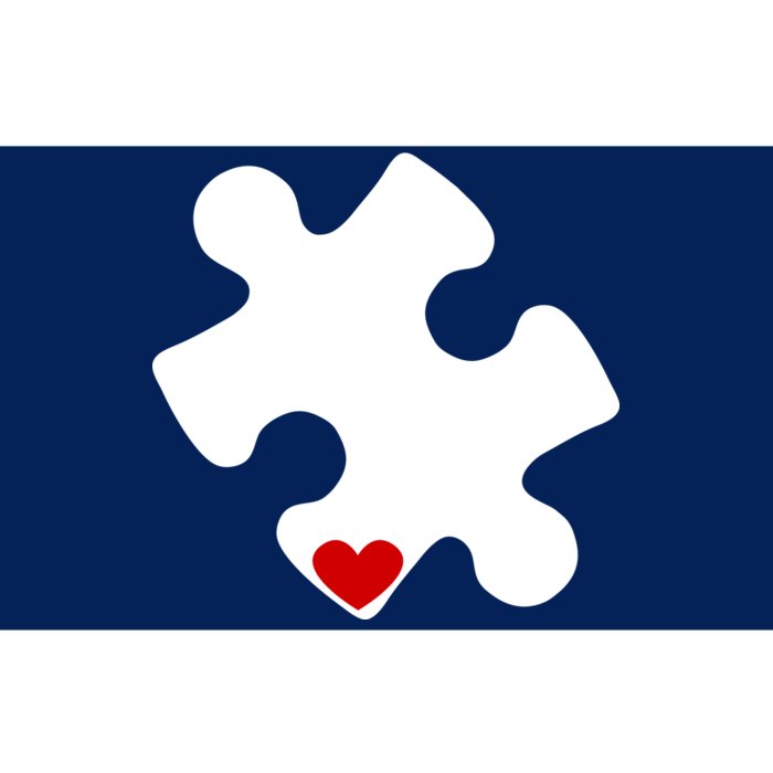 Autism Puzzle Heart Piece Bumper Sticker