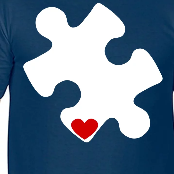 Autism Puzzle Heart Piece Comfort Colors T-Shirt