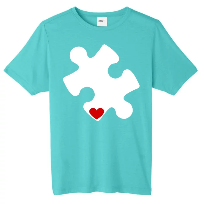 Autism Puzzle Heart Piece ChromaSoft Performance T-Shirt