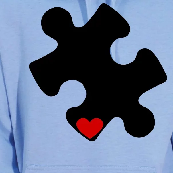 Autism Puzzle Heart Piece Unisex Surf Hoodie