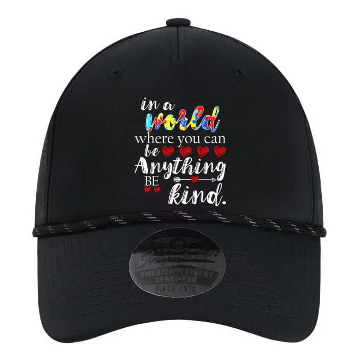 Autism Quote World Where You Can Be Anything Performance The Dyno Cap