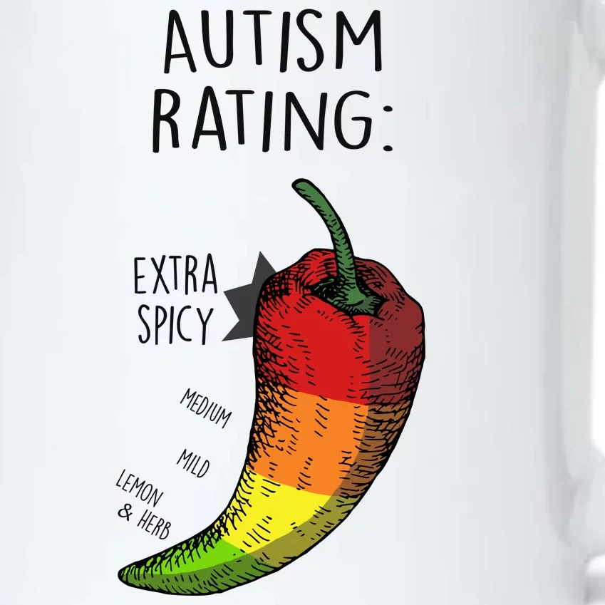 Autism Rating Black Color Changing Mug