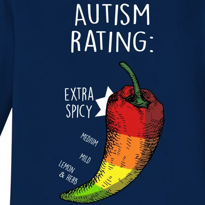 Autism Rating Baby Long Sleeve Bodysuit