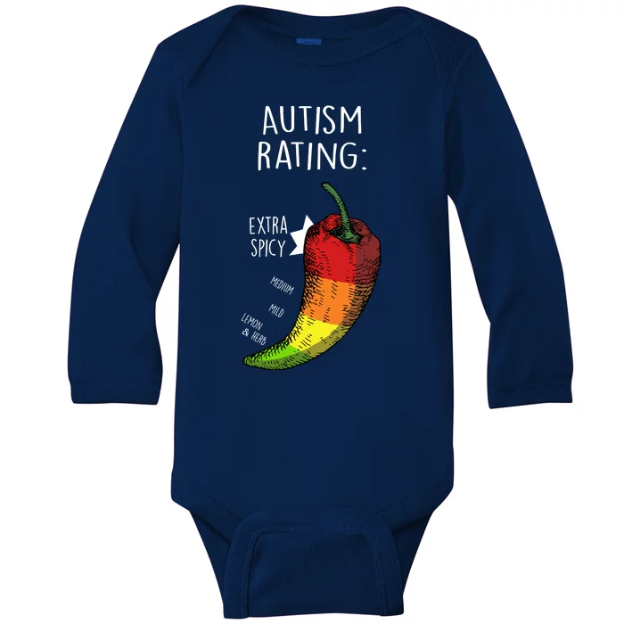 Autism Rating Baby Long Sleeve Bodysuit