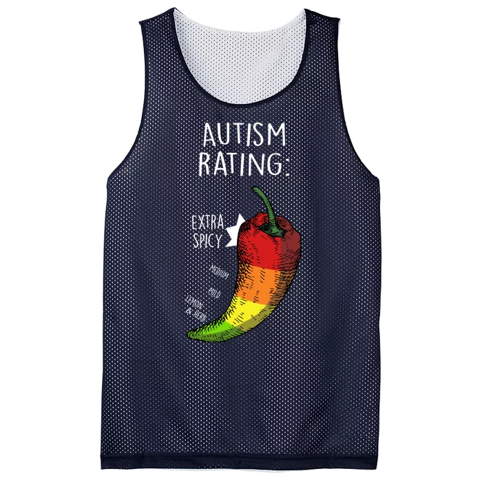 Autism Rating Mesh Reversible Basketball Jersey Tank