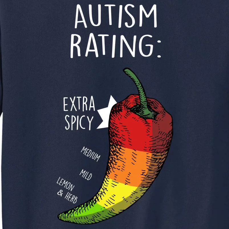 Autism Rating Tall Sweatshirt