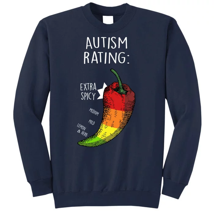 Autism Rating Tall Sweatshirt