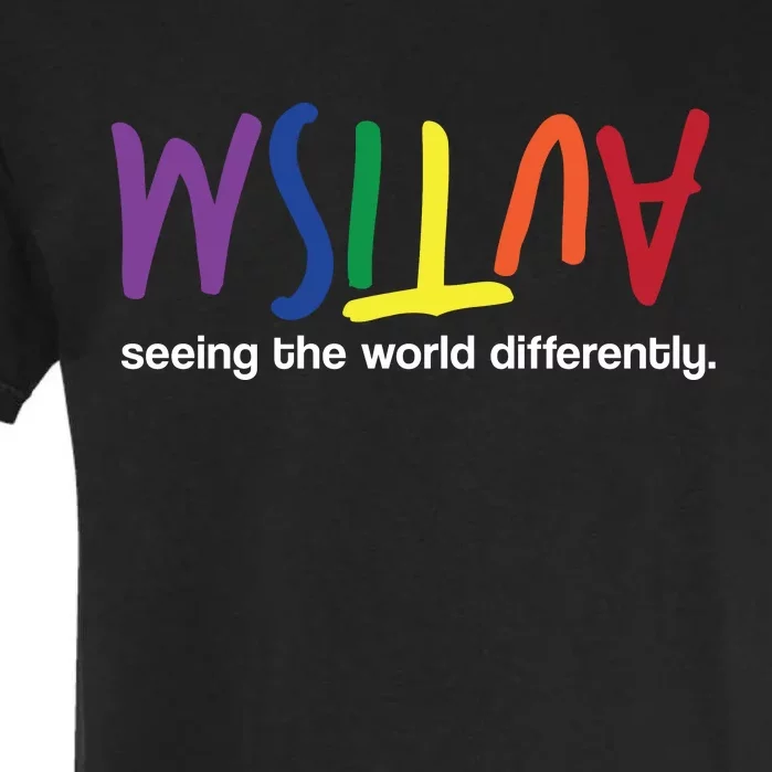 Autism Seeing The World Differently Garment-Dyed Heavyweight T-Shirt