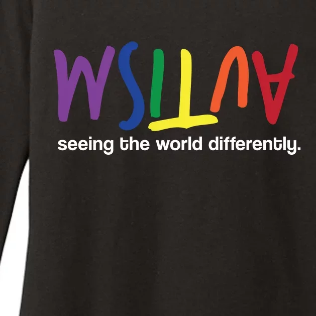 Autism Seeing The World Differently Womens CVC Long Sleeve Shirt