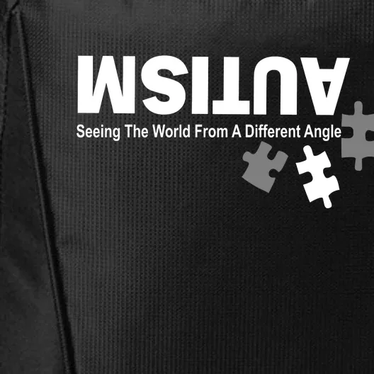 Autism Seeing The World From A Different Angle City Backpack