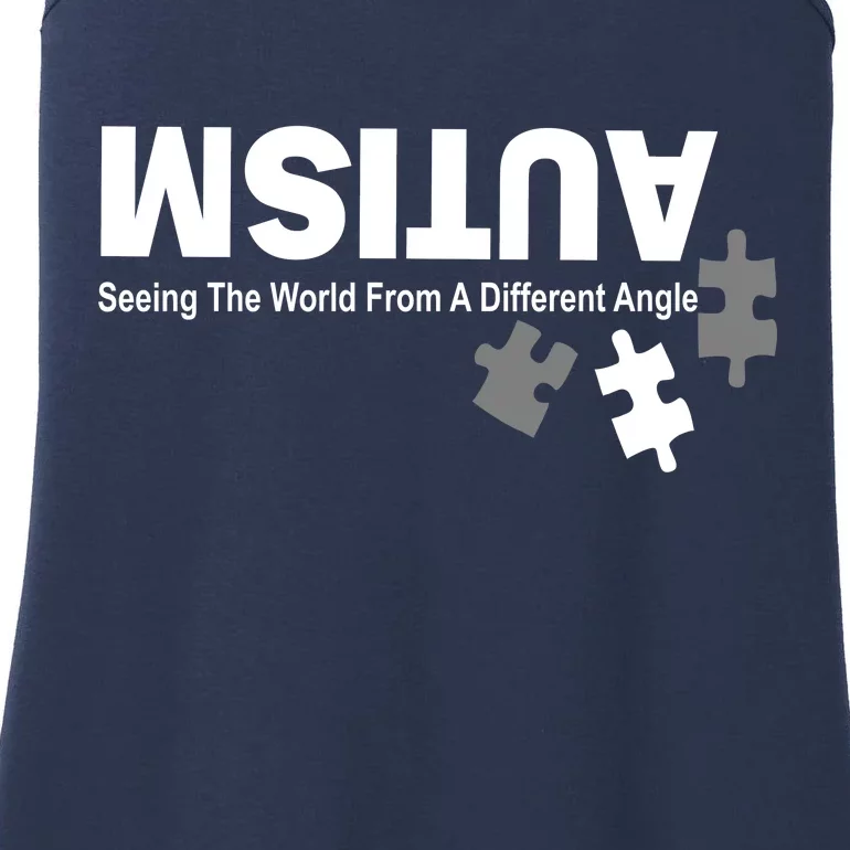 Autism Seeing The World From A Different Angle Ladies Essential Tank