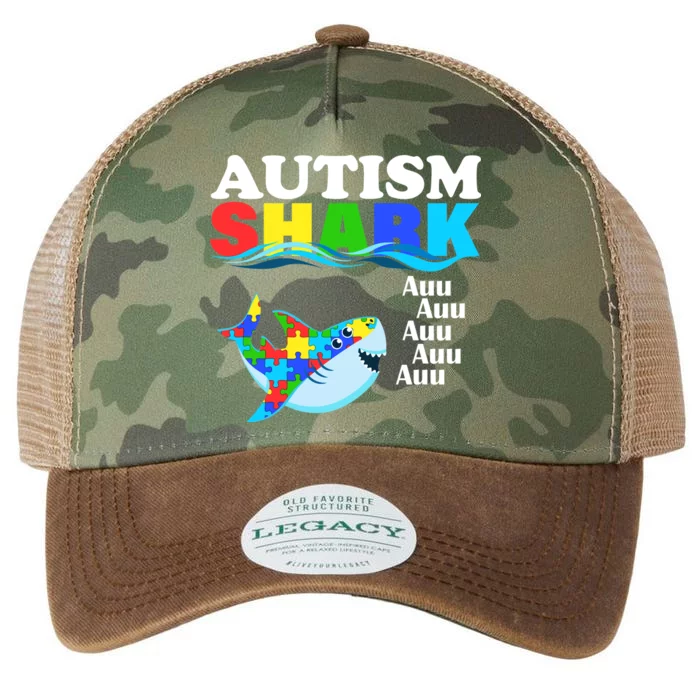 Autism Shark Legacy Tie Dye Trucker Hat