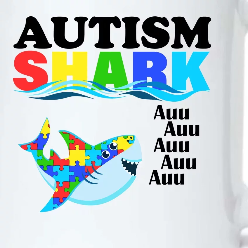 Autism Shark Black Color Changing Mug