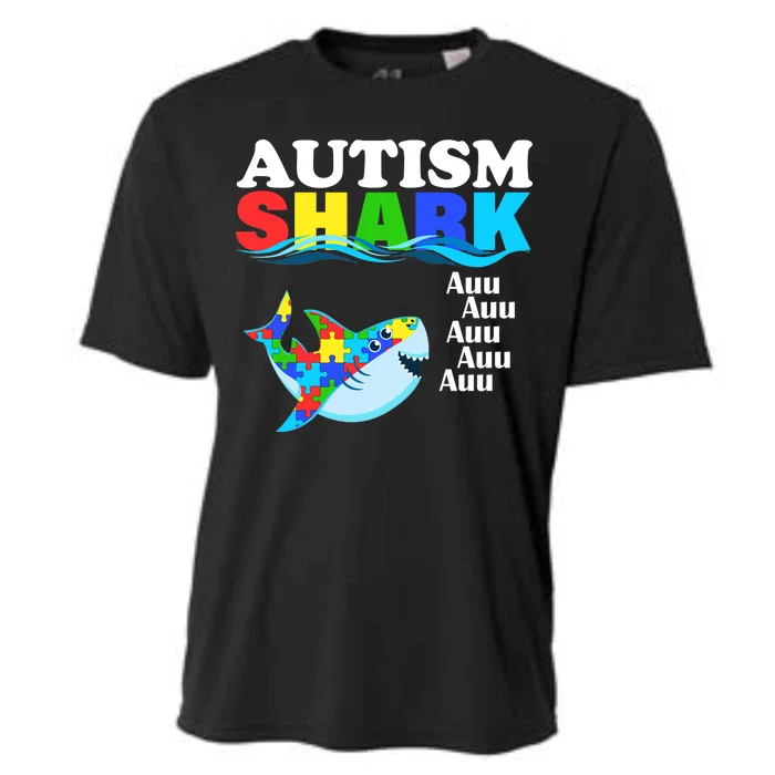 Autism Shark Cooling Performance Crew T-Shirt