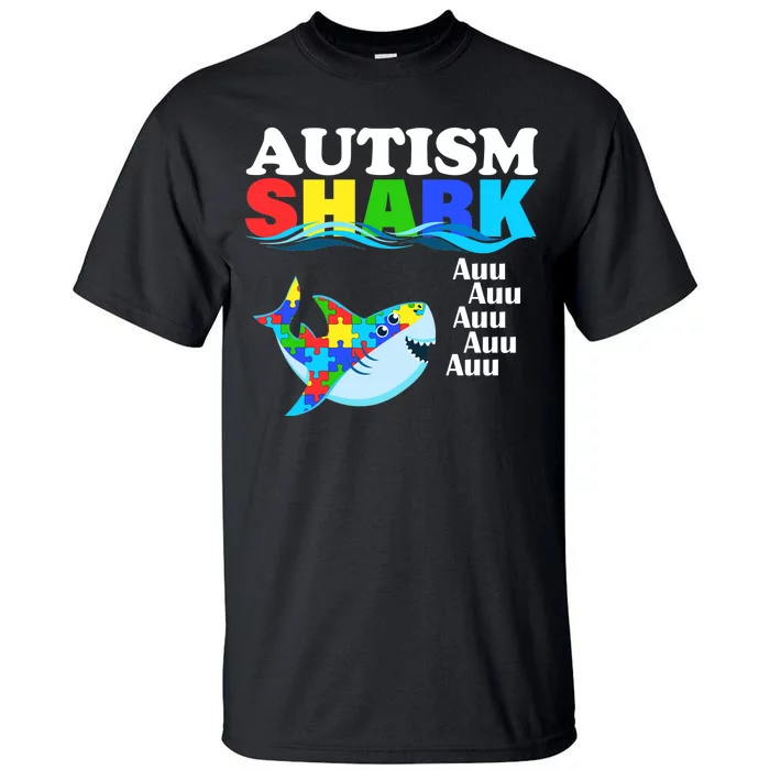 Autism Shark Tall T-Shirt