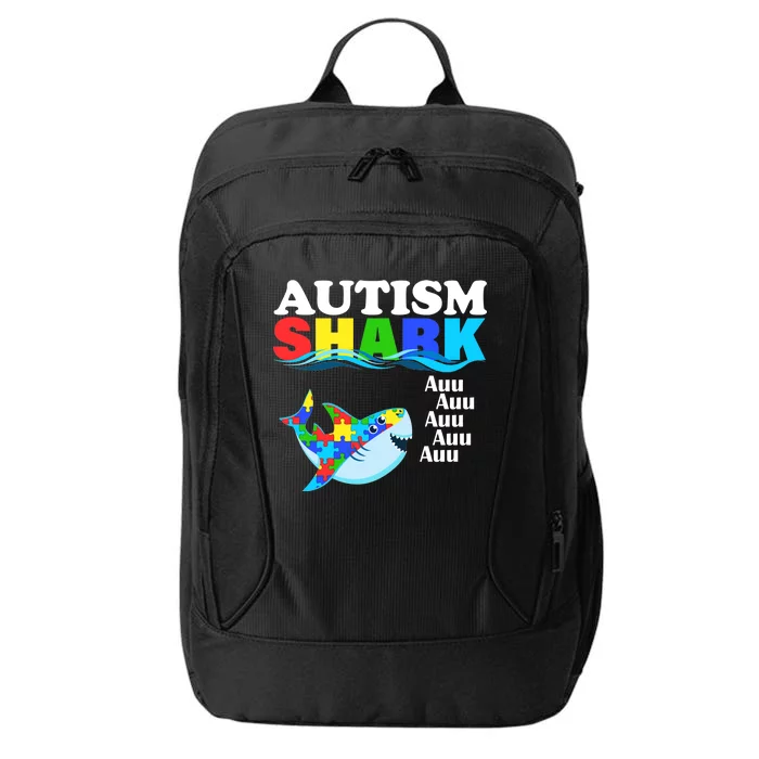 Autism Shark City Backpack