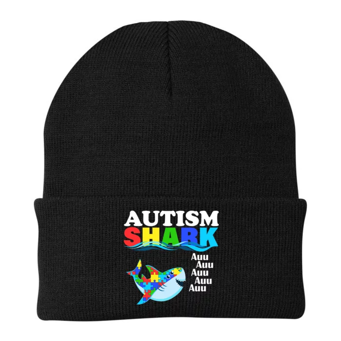 Autism Shark Knit Cap Winter Beanie