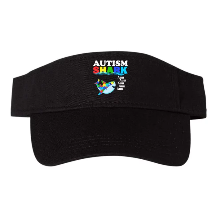 Autism Shark Valucap Bio-Washed Visor