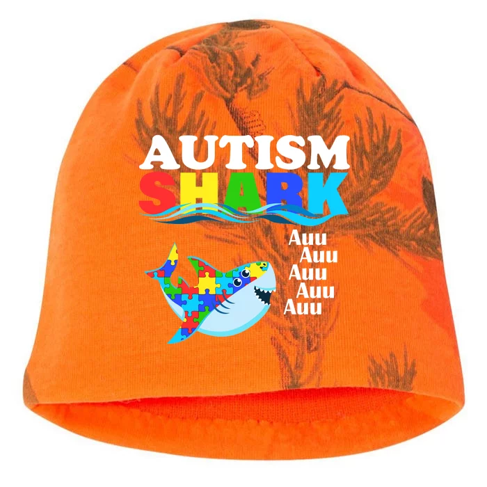 Autism Shark Kati - Camo Knit Beanie