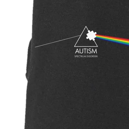 Autism Spectrum Disorder Prism Doggie 3-End Fleece Hoodie